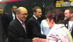 LGV Rennes Bretagne: le TGV inaugural est parti de Paris en direction de Rennes avec Emmanuel Macron à bord
