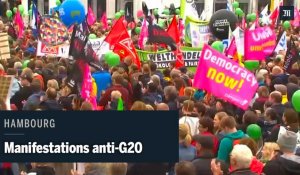 Contre le sommet du G20, 10 000 manifestants réunis à Hambourg