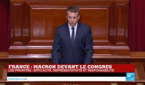 REPLAY - Discours d'Emmanuel Macron devant le Congrès à Versailles