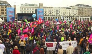 Allemagne: au moins 10.000 manifestants anti-G20 à Hambourg