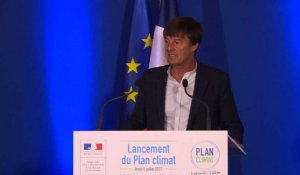 Nicolas Hulot présente son plan pour le climat