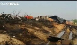 Le bilan de l'incendie d'un camion-citerne s'alourdit au Pakistan