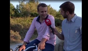 Emmanuel Macron révèle son étonnante astuce pour semer les journalistes (video)