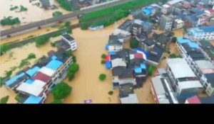 Des inondations meurtrières font des ravages en Chine