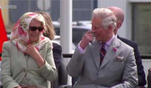 Le prince Charles et sa femme Camilla pris d'un fou rire incontrôlable