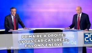 Primaire à droite: «Vous caricaturez», Fillon s'énerve contre Gilles Bouleau
