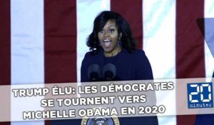 Trump élu: Les Démocrates se tournent vers Michelle Obama en 2020