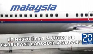 Vol MH370: L'avion de la Malaysia Arlines était à court de carburant lorsqu'il a disparu