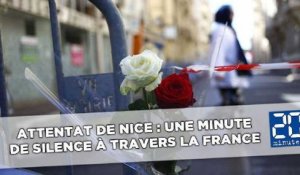 Attentat de Nice: Une minute de silence à travers la France