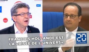 François Hollande est la «risée de l'univers» accuse Jean-Luc Mélenchon