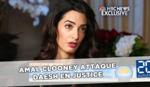 Amal Clooney attaque Daesh en justice