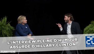 L'interview pleine d'humour absurde de Clinton par Zach Galifianakis