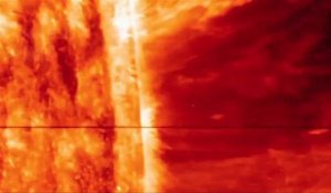 La plus grande éruption solaire jamais filmée