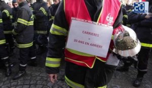 300 pompiers manifestent à Lille