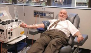 Dernier don de sang pour un Australien avec un rare plasma