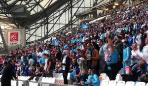 Finale OM-Atlético : l'ambiance se réchauffe à la fan zone du stade Vélodrome