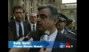 Hariri à l'elysée