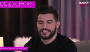 SOS Milla - l'interview LOVE d'Anthony Matéo : sortir avec une fan, oui ou non ? Il répond (Exclu vidéo)
