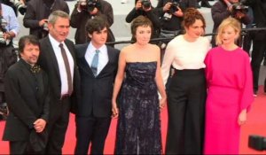 Cannes: montée des marches de l'équipe du film "Lazzaro Felice"