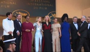 Cannes2018: arrivée du jury pour la soirée de clôture