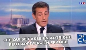 «Ce qui se passe en Autriche peut arriver» en France, estime Nicolas Sarkozy