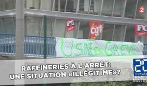 Raffineries à l'arrêt: Une situation «illégitime» avertit Sapin