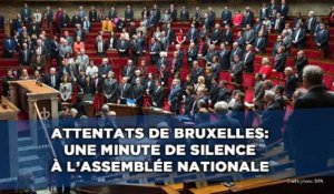 Attentats de Bruxelles: Une minute de silence à l'Assemblée nationale