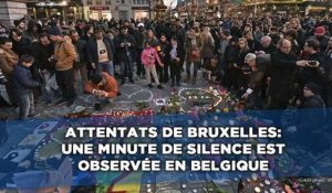 Attentats de Bruxelles: Une minute de silence est observée en Belgique