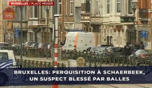Bruxelles: Perquisition à Schaerbeek, un suspect blessé par balles