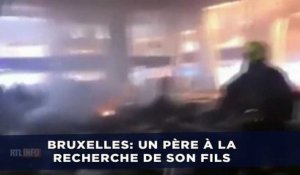 Bruxelles: Un père cherche son fils au milieu des décombres après l'attaque
