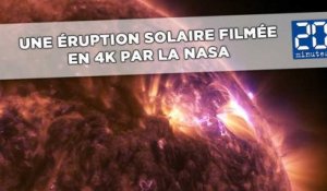 La première éruption solaire filmée en haute définition par la NASA