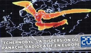 Tchernobyl: La dispersion du panache radiocatif sur l'Europe