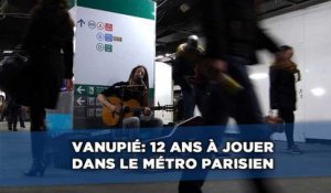 Vanupié, 12 ans à jouer dans le métro parisien