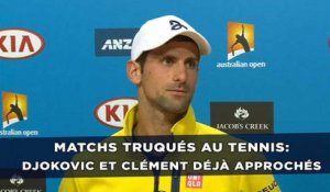 Matchs truqués au tennis: Djokovic et Clément déjà approchés