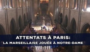 Attentats à Paris: La Marseillaise jouée à l'orgue à Notre-Dame