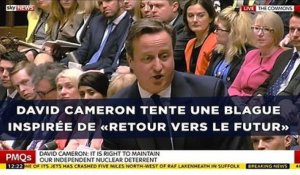 La blague de David Cameron sur «Retour vers le Futur»