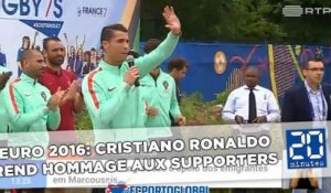 Euro 2016: Cristiano Ronaldo rend hommage aux supporters