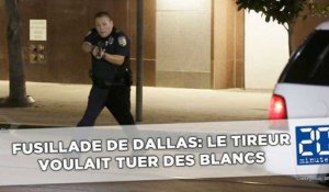 Fusillade à Dallas : Le tireur voulait tuer des policiers blancs
