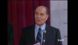 Cérémonie d'investiture de François Mitterrand