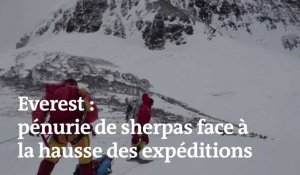 Sur l'Everest, la dangereuse pénurie de sherpas face à l'explosion du nombre de grimpeurs