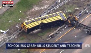 Etats-Unis : Deux morts dans un violent accident de car scolaire (vidéo) 