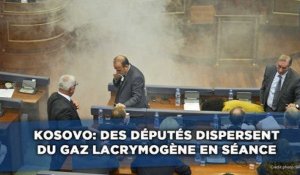 Kosovo: Des députés dispersent du gaz lacrymogène en pleine séance