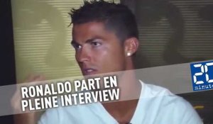 Ronaldo part en pleine interview suite à une question sur la corruption qui frappent la Fifa