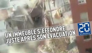 Un immeuble s'effondre juste après l'évacuation de ses occupants à Madrid