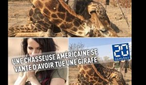 Une chasseuse américaine se vante d'avoir tué une girafe