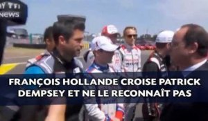 François Hollande croise patrick dempsey et ne le reconnaît pas