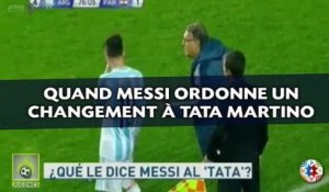 Quand Messi ordonne un changement à Tata Martino