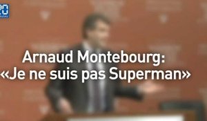 Arnaud Montebourg: «Je ne suis pas Superman»
