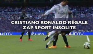 Cristiano Ronaldo régale, Messi dérape... ZAP Sport insolite