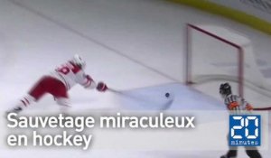 Sauvetage miraculeux en hockey